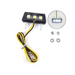 1pc 12V  LED light Waterproof Motorcycle License Light Motorcycle License - white