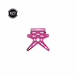 High quality Alloy Universal Motorcycle License Plate Holder Mount Bracket - PURPLE