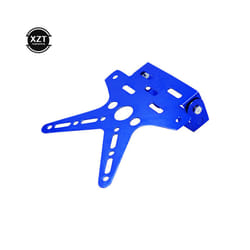 High quality Alloy Universal Motorcycle License Plate Holder Mount Bracket - Blue