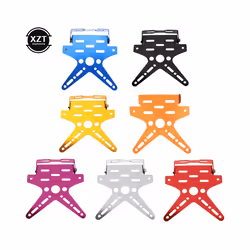 High quality Alloy Universal Motorcycle License Plate Holder Mount Bracket - Blue