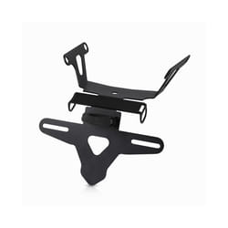 Motorcycle License Plate Mount Bracket Number Registration Holder For - With light no logo