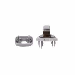 Auto Sun Visor Clip Hook Bracket Hanger Replacement For Audi A1 A3 A4 - Grey