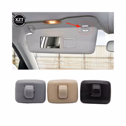 Car Sun Visor Retainer Hook Fastener Clip Holder Bracket For Audi A1 A3 - Black 1pcs