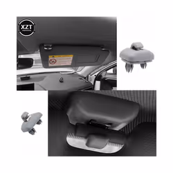 Car Sun Visor Retainer Hook Fastener Clip Holder Bracket For Audi A1 A3 - Black 1pcs