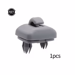 Car Sun Visor Retainer Hook Fastener Clip Holder Bracket For Audi A1 A3 - Gray 1pcs