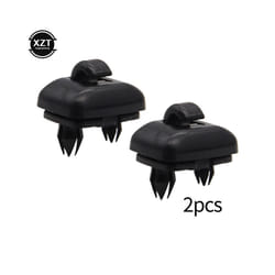 Car Sun Visor Retainer Hook Fastener Clip Holder Bracket For Audi A1 A3 - Black 2pcs