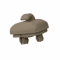 Car Sun Visor Retainer Hook Fastener Clip Holder Bracket For Audi A1 A3 - khaki 1pcs