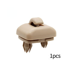 Car Sun Visor Retainer Hook Fastener Clip Holder Bracket For Audi A1 A3 - Beige 1pcs