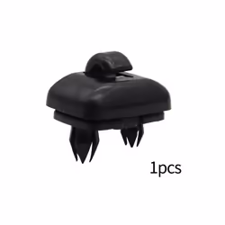 Car Sun Visor Retainer Hook Fastener Clip Holder Bracket For Audi A1 A3 - Black 1pcs