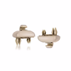 Car Sun Visor Retainer Hook Fastener Clip Holder Bracket For Audi A1 A3 - Beige 2pcs