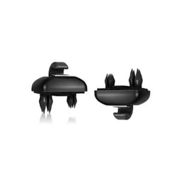 Car Sun Visor Retainer Hook Fastener Clip Holder Bracket For Audi A1 A3 - Black 2pcs