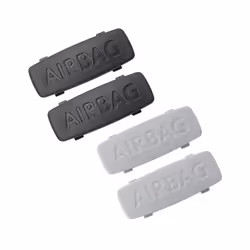 2pcs Interior Car Pillar Airbag Clip Trim Cap Cover 3c0853437c For Vw - Black