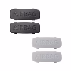 2pcs Interior Car Pillar Airbag Clip Trim Cap Cover 3c0853437c For Vw - Black