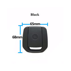 Car Rear Child Seat Anchor Safety Isofix Cover Trim For Bmw 1 2 3 Series - Black Assembly