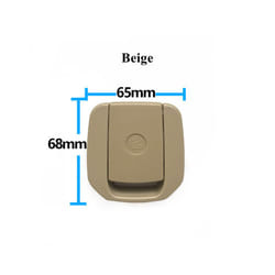 Car Rear Child Seat Anchor Safety Isofix Cover Trim For Bmw 1 2 3 Series - Beige Assembly