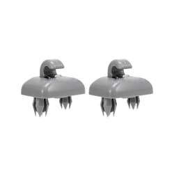 1set Car Sun Visor Clips Bracket For Audi A1 A3 A4 A5 Q3 Q5 A7 B6 B7 B8 - grey