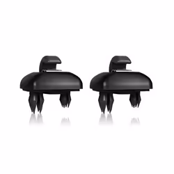1set Car Sun Visor Clips Bracket For Audi A1 A3 A4 A5 Q3 Q5 A7 B6 B7 B8 - Black