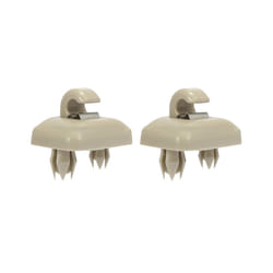 1set Car Sun Visor Clips Bracket For Audi A1 A3 A4 A5 Q3 Q5 A7 B6 B7 B8 - Beige
