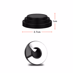 4pcs Car Soundproof Buffer Stickers Door Shock Absorber Accessories For - luminous 8pcs