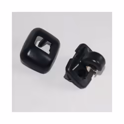 Car Sun Visor Retainer Hook Buckle Black Gray Beige Fastener Clip Holder - black