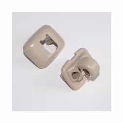 Car Sun Visor Retainer Hook Buckle Black Gray Beige Fastener Clip Holder - Beige