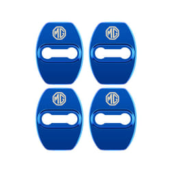 4Pcs For MG ZS GS HS EZS MG5 MG GT MG6 MG7 Car Door Lock Cover Sticker - blue