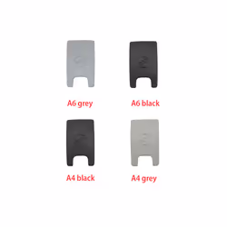 Car Rear Seat Hook Isofix Cover Child Restraint For Audi A4 A6 Black / - A4 GREY 09-16