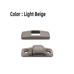New Sun Visor Hook Clip Bracket Hanger For Vw Skoda Octavia Mk1 A4 Mk2 - Light Beige-1 set
