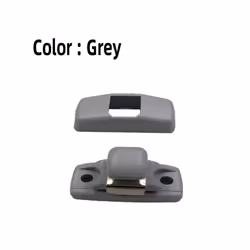 New Sun Visor Hook Clip Bracket Hanger For Vw Skoda Octavia Mk1 A4 Mk2 - Grey-1 set