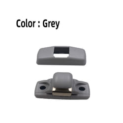 New Sun Visor Hook Clip Bracket Hanger For Vw Skoda Octavia Mk1 A4 Mk2 - Grey-1 set
