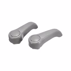 1 Pair Brand New Car Seat Adjuster Lever Handle Adjust Grey Automotive