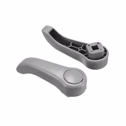 1 Pair Brand New Car Seat Adjuster Lever Handle Adjust Grey Automotive