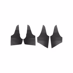 Soft Leather Door Panel Cover For Toyota Corolla 2007 2008 2009 2010 2011 - 2pcs Front Gray