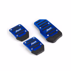 Rastp-3 Pcs/set Universal Aluminum Manual Series Automatic Non-slip Car - blue