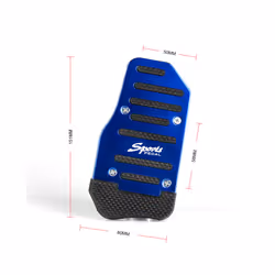 Rastp-3 Pcs/set Universal Aluminum Manual Series Automatic Non-slip Car - blue