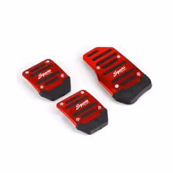 Rastp-3 Pcs/set Universal Aluminum Manual Series Automatic Non-slip Car - red
