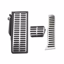 Zeratul Stainless Steel Car Pedals For Volkswagen Vw Cc Passat B6 B7 R36 - AT With Rest Pedal