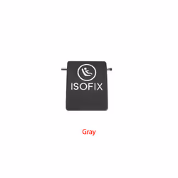 Car Rear Seat Hook Isofix Cover Child Restraint For Mercedes Benz W253 - gray