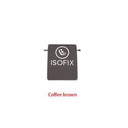 Car Rear Seat Hook Isofix Cover Child Restraint For Mercedes Benz W253 - coffee brown