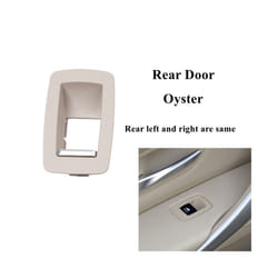 Black Beige Carbon Lhd Rhd Car Interior Door Window Switch Panel Cover - Rear Door 1pc