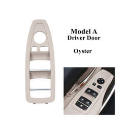 Black Beige Carbon Lhd Rhd Car Interior Door Window Switch Panel Cover - Oyster A Driver Door