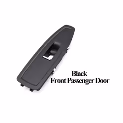 Black Beige Carbon Lhd Rhd Car Interior Door Window Switch Panel Cover - Passenger Black