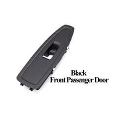 Black Beige Carbon Lhd Rhd Car Interior Door Window Switch Panel Cover - Passenger Black