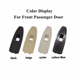 Black Beige Carbon Lhd Rhd Car Interior Door Window Switch Panel Cover - Carbon A Driver Door