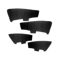 For Honda Accord 2009 4pcs Microfiber Leather Car Interior Door Armrest - 4x door panel Black