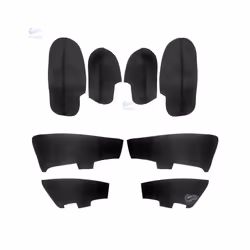 For Honda Accord 2009 4pcs Microfiber Leather Car Interior Door Armrest - 4x door panel Black