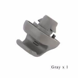 ) Genuine Sunvisor Holder Sunshade Antidazzele Visor Clips Fastener For - 1PCS(Gray