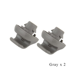 ) Genuine Sunvisor Holder Sunshade Antidazzele Visor Clips Fastener For - 2PCS(Gray