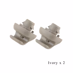 ) Genuine Sunvisor Holder Sunshade Antidazzele Visor Clips Fastener For - 2PCS(Ivory
