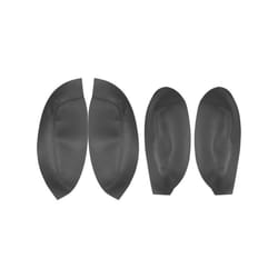For Kia K3 Car Interior Door Armrest Panel Microfiber Leather Cover Trim - Black